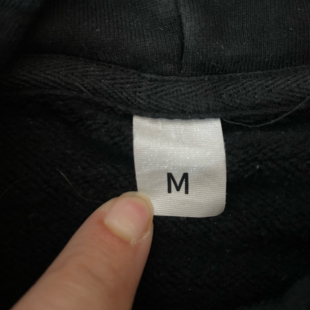 John Player Special Black Hooded Graphic Sweatshirt Size M - Picture 6 of 8